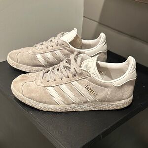 Adidas Gazelle Kids Sneakers - Gray and White